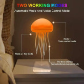 چراغ خواب عروس دریایی شارژی مدل DYNAMIC JELLY FISH برند AURORA MOOD LIGHT