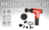 ماساژور ضربه ای حرفه ای ( دارای 4 سر مختلف ) مدل PERCUSSION MASSAGER برند Fine Life
